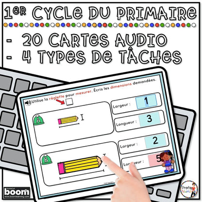 800 BOOM CARDS MATHS - 4 tâches par deck - 2e