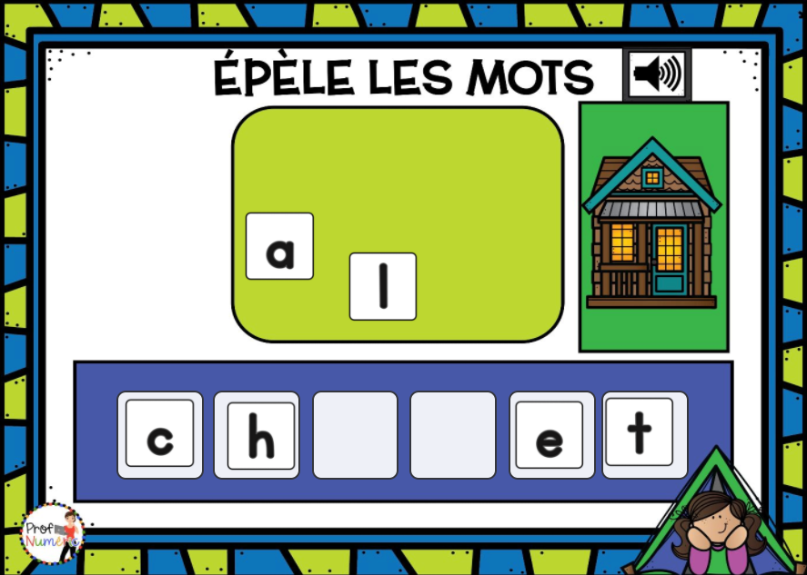 Jeu TNI et Boom Cards - JUIN - Jouer avec les mots - Prof Numéric