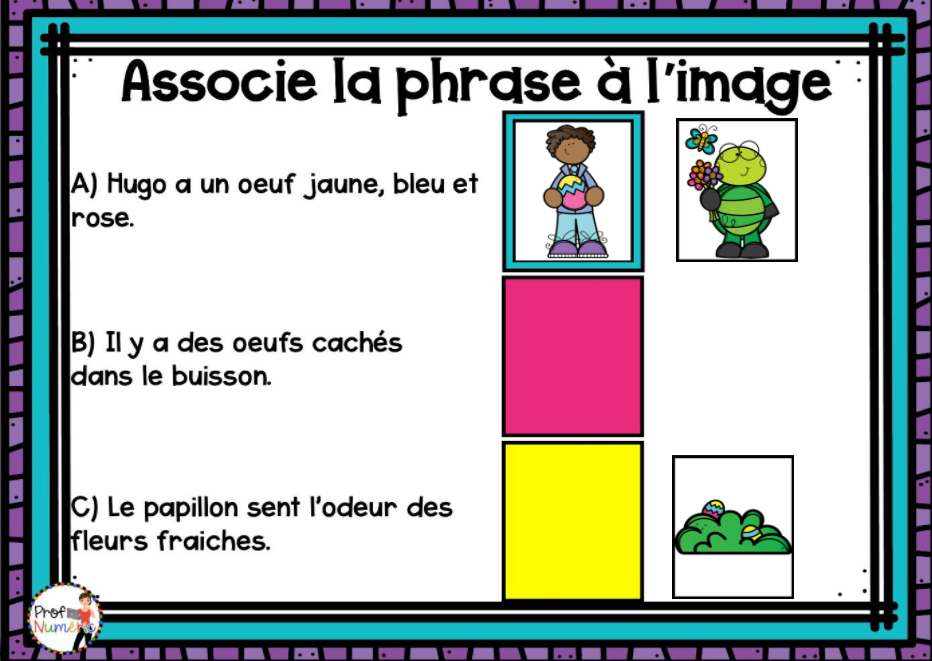 Jeu TNI et Boom Cards - AVRIL - Jouer avec les mots - Prof Numéric