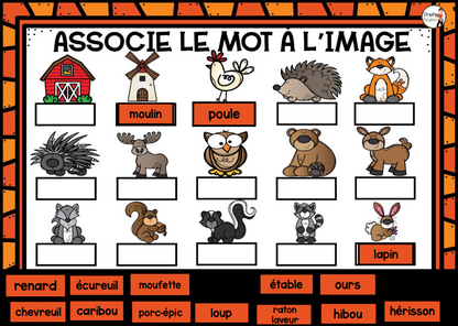 Jeu TNI et Boom Cards - NOVEMBRE - Jouer avec les mots - Prof Numéric