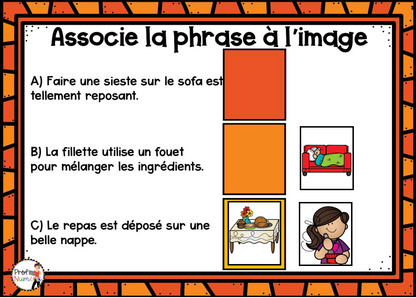 Jeu TNI et Boom Cards - NOVEMBRE - Jouer avec les mots - Prof Numéric