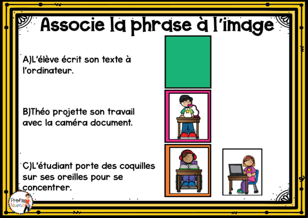 Jeu TNI et Boom Cards - SEPTEMBRE - Jouer avec les mots - Prof Numéric