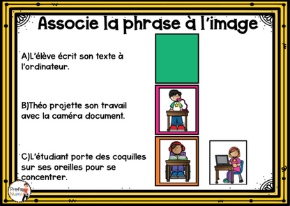 Jeu TNI et Boom Cards - SEPTEMBRE - Jouer avec les mots - Prof Numéric