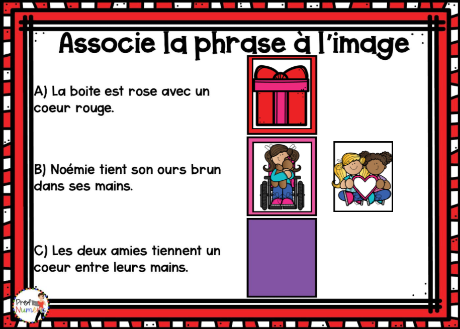 Jeu TNI et Boom Cards - FÉVRIER - Jouer avec les mots - Prof Numéric
