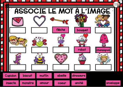 Jeu TNI et Boom Cards - FÉVRIER - Jouer avec les mots - Prof Numéric