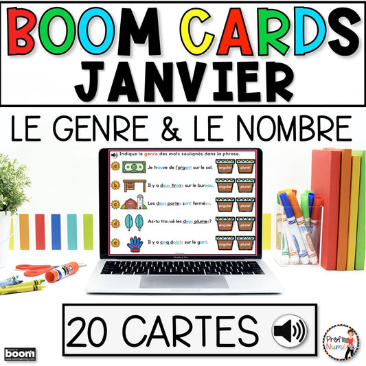 400 BOOM CARDS GRAMMAIRE - 1re