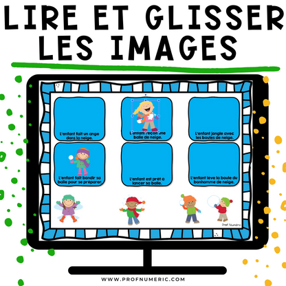Google Slides - Associe l'image à la phrase - ENSEMBLE COMPLET