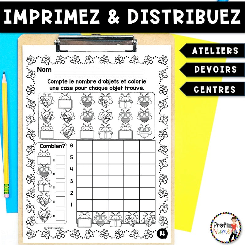 Petit Travail du Matin 1re année - AVRIL - Prof Numéric