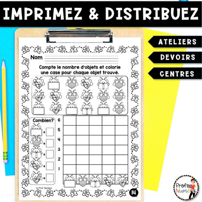 Petit Travail du Matin 1re année - AVRIL - Prof Numéric