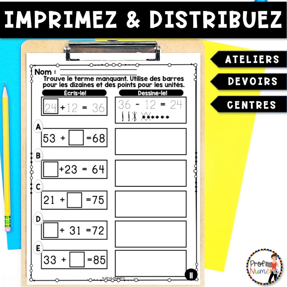 Petit Travail Du Matin - AVRIL - 2e année