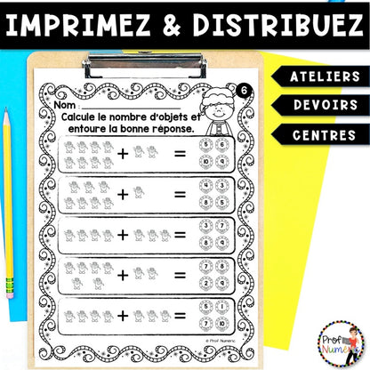 Petit Travail du Matin 1re année - DÉCEMBRE - Prof Numéric