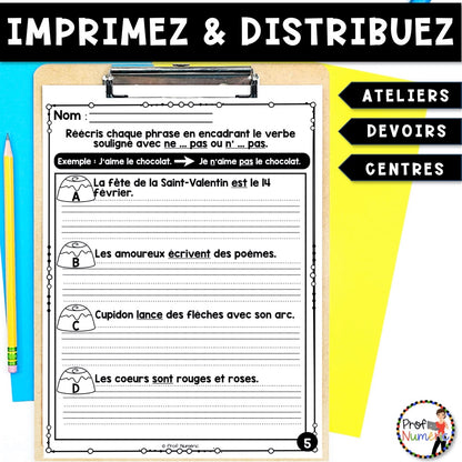 Petit Travail Du Matin - FÉVRIER - 2e année