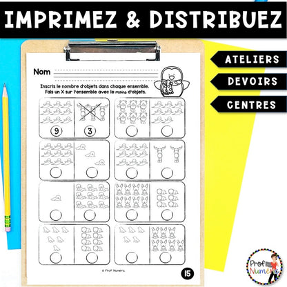 Petit Travail du Matin 1re année - JANVIER - Prof Numéric