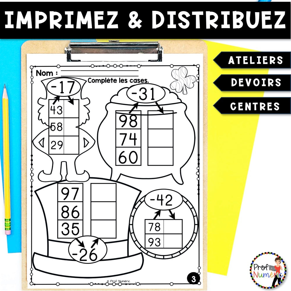 Petit Travail Du Matin - MARS - 2e année