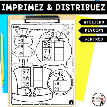Petit Travail Du Matin - MARS - 2e année