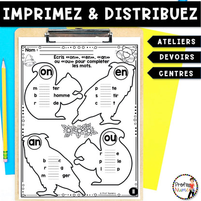 Petit Travail Du Matin - 2e année - ENSEMBLE GRANDISSANT