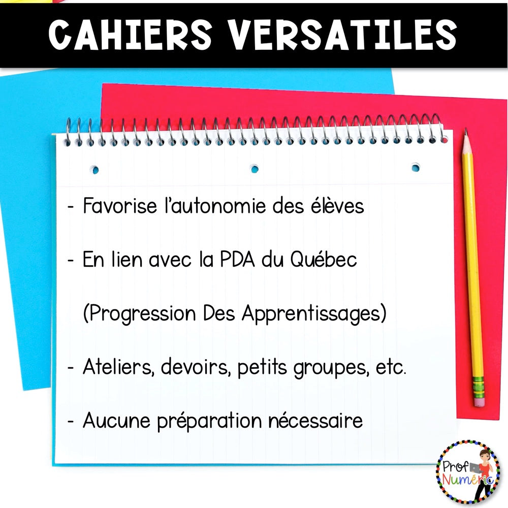 Petit Travail du Matin 1re année - NOVEMBRE - Prof Numéric