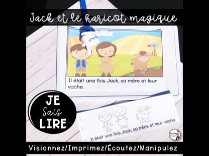 Conte - Jack et le Haricot magique - BOOM CARDS - TNI - PDF - Je sais lire - Prof Numéric