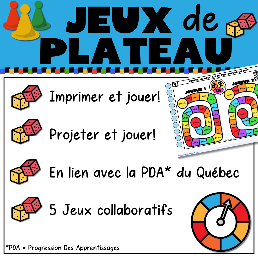 50 Jeux de plateau TNI - ENSEMBLE COMPLET - 1re - Prof Numéric