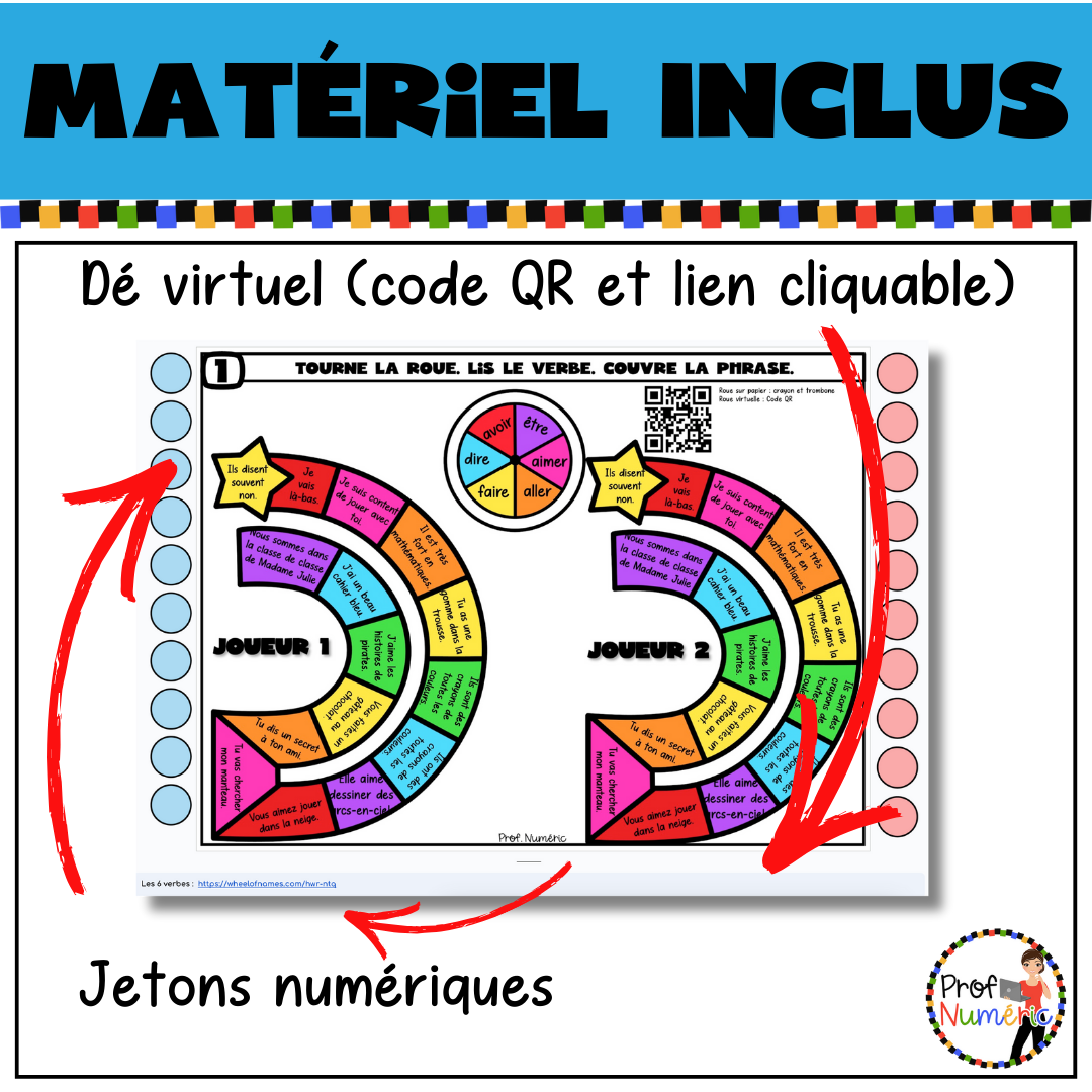 50 Jeux de plateau TNI - ENSEMBLE COMPLET - 2e - Prof Numéric