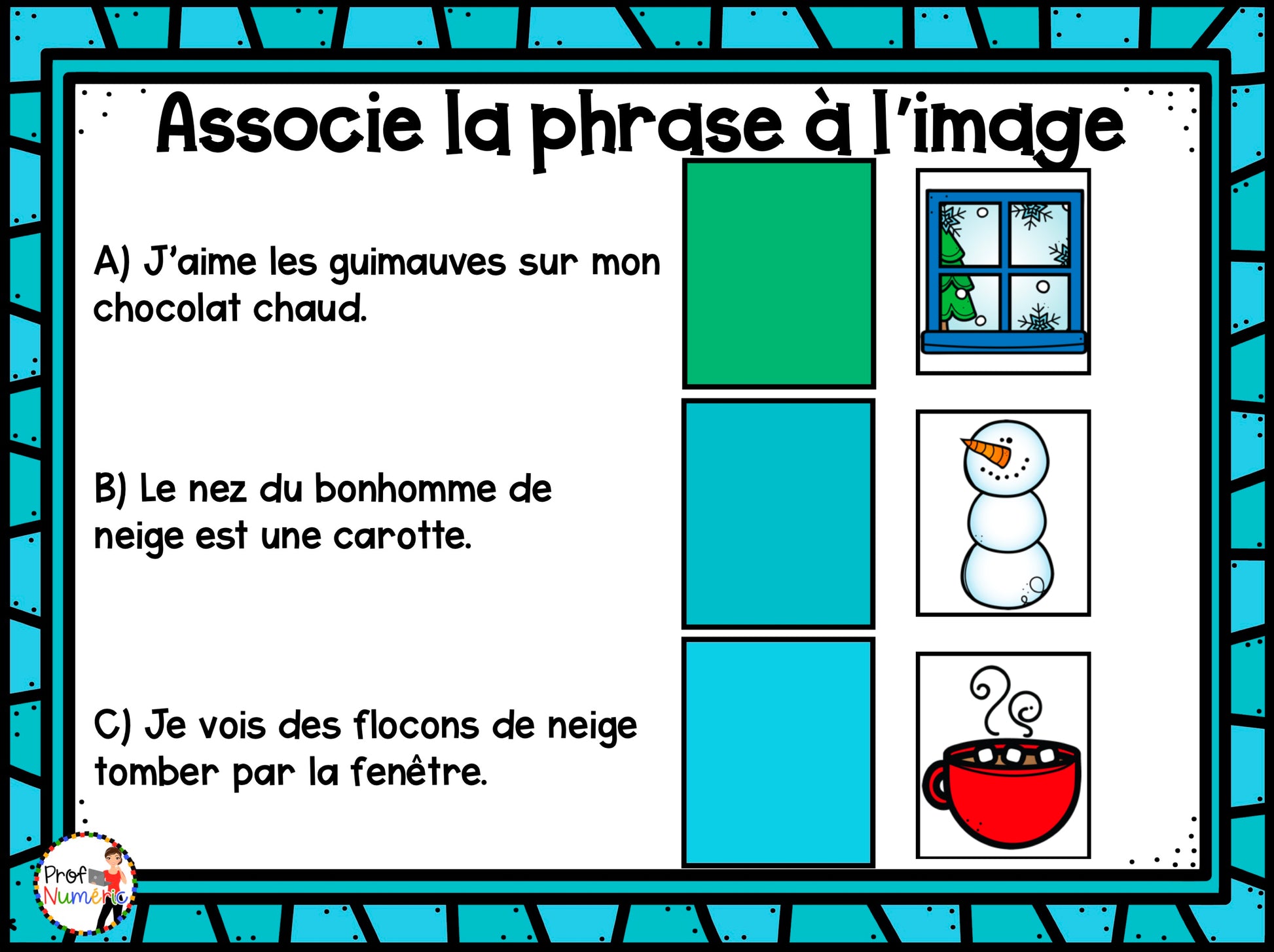 Jeu TNI et Boom Cards - JANVIER - Jouer avec les mots - Prof Numéric