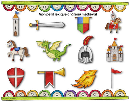Mots-étiquettes - ENSEMBLE COMPLET - 53 Kits - Prof Numéric