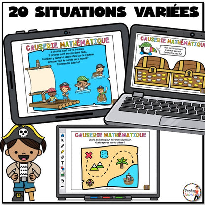 Causeries Mathématiques - Les pirates - 1re année