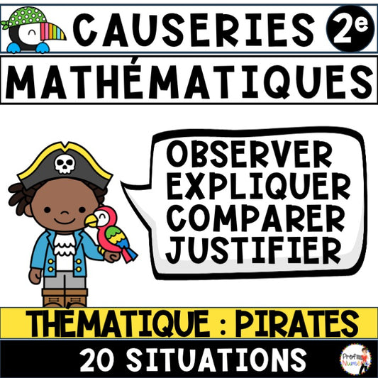 Causeries Mathématiques - Les pirates - 2e année