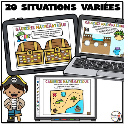Causeries Mathématiques - Les pirates - 2e année