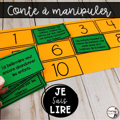 Conte - Hansel et Gretel - BOOM CARDS - TNI - PDF - Je sais lire - Prof Numéric
