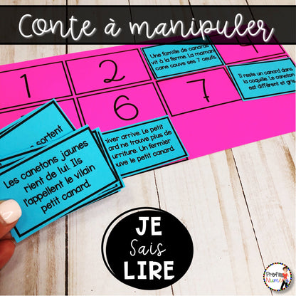 Conte - Le vilain petit canard - BOOM CARDS - TNI - PDF - Je sais lire - Prof Numéric