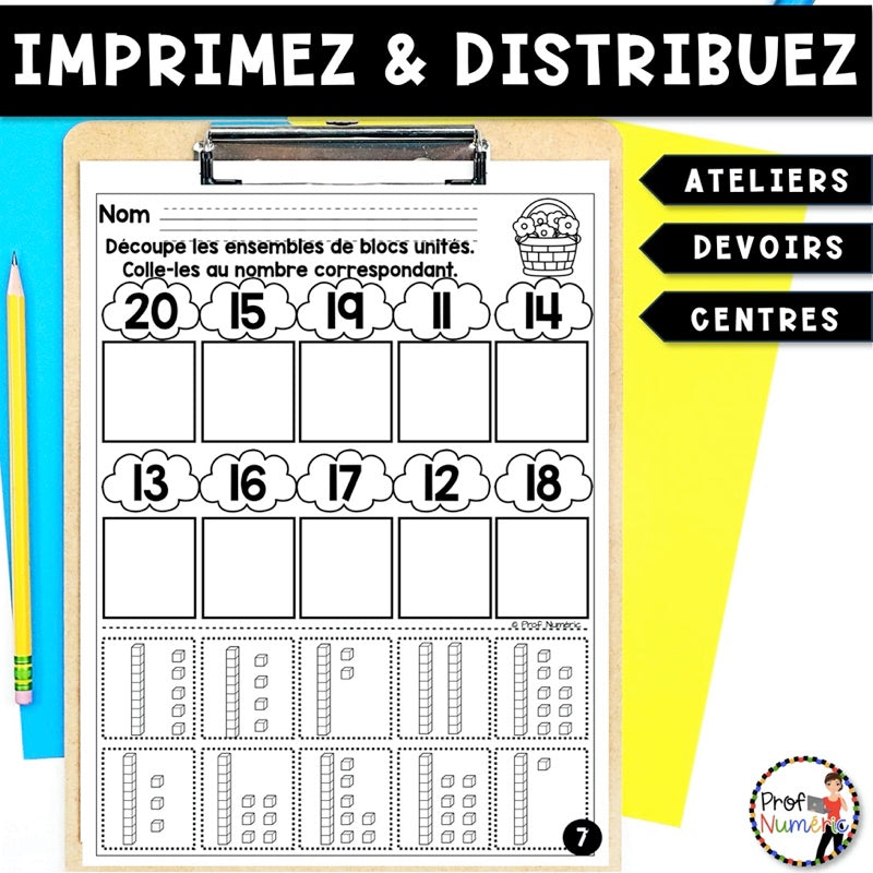 Petit Travail du Matin 1re année - MAI - Prof Numéric