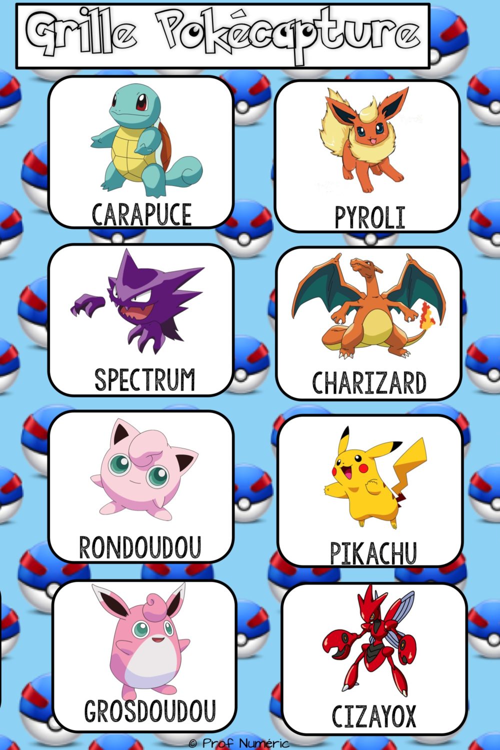 Les Pokémons de retour en classe!