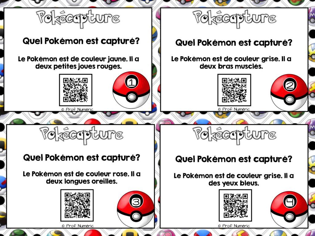Pokémons de retour en classe! 4 Ateliers pour le 1er cycle du primaire.