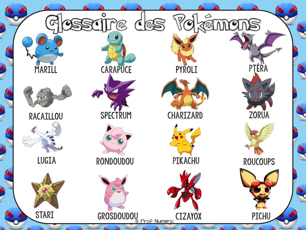 Pokémons de retour en classe! 4 Ateliers pour le 1er cycle du primaire.