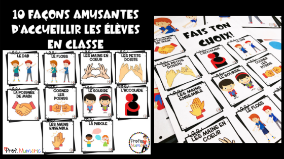 10 façons amusantes d’accueillir les élèves en classe